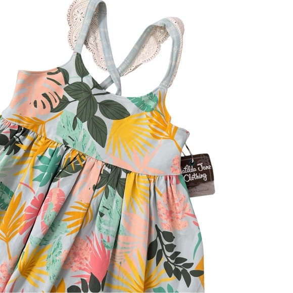 Matilda Jane Jungle Adventure Tropical Dress 6 NWT - Picture 6 of 7